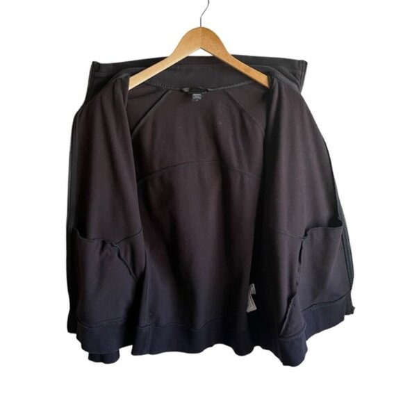 Athleta Zip-Up Triumph Hoodie 1X Black Jacket - Picture 10 of 13